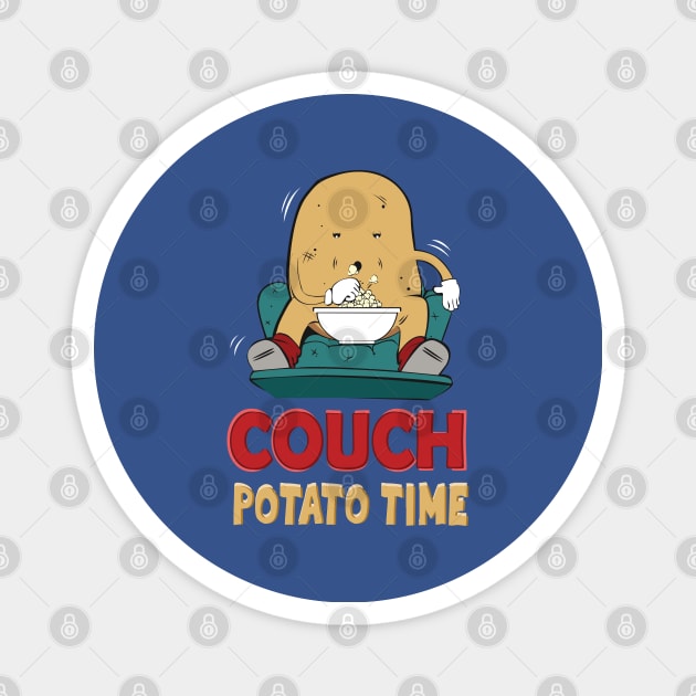 Couch Potato Time Magnet by CrissWild